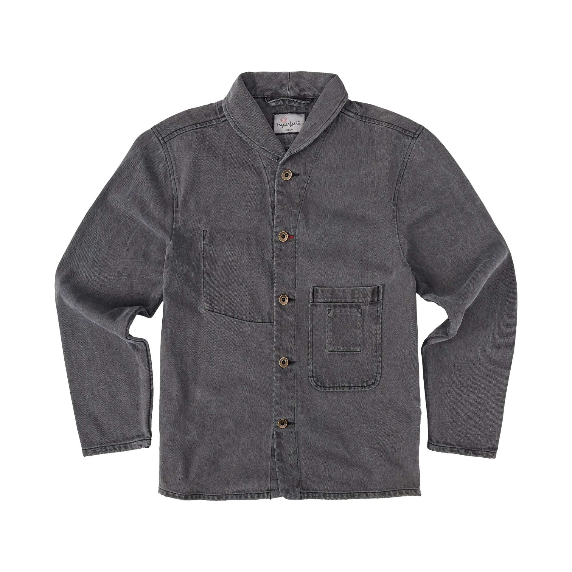 Shepherds Shirt in Primo Denim Cement