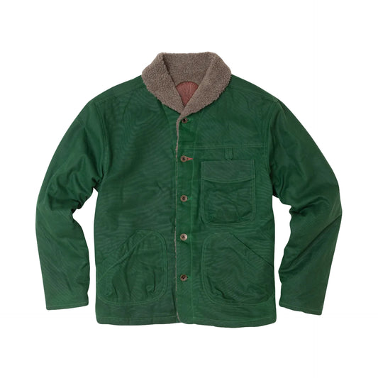 Imperfects Sherpa Shepherds Shirt in Waxed Canvas