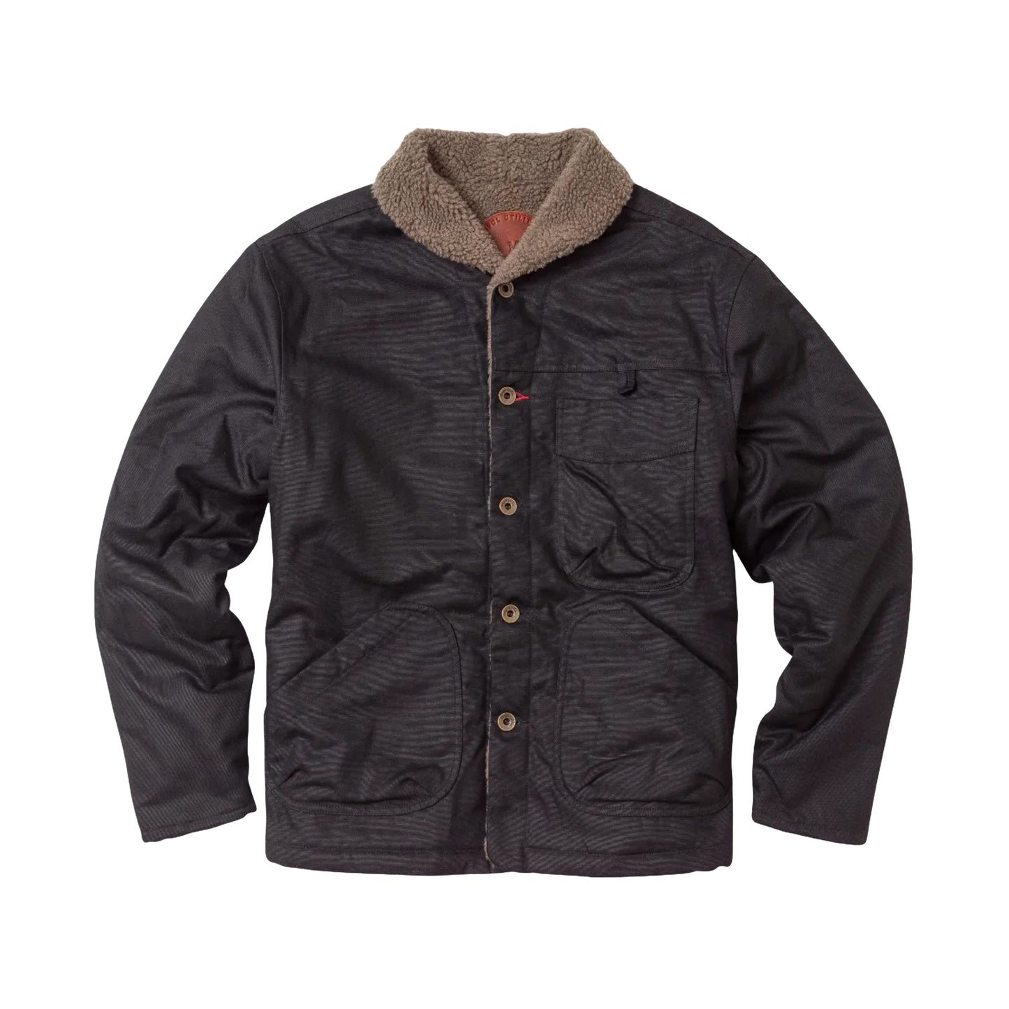 Imperfects Sherpa Shepherds Shirt in Waxed Canvas