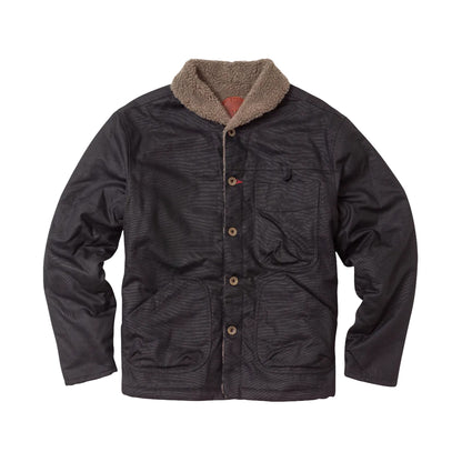 Imperfects Sherpa Shepherds Shirt in Waxed Canvas