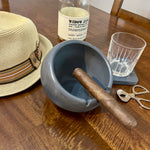 Gray Large Sphere Concrete Cigar Ashtray - Gray