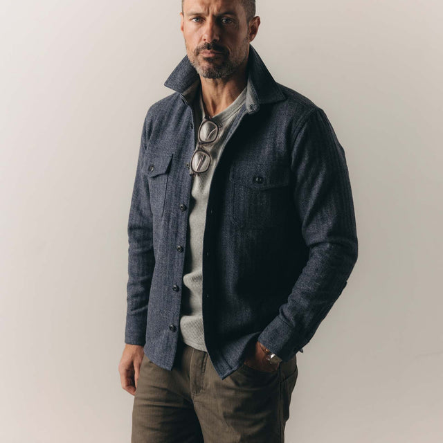 Taylor Stitch Ash Wool CPO Overshirt