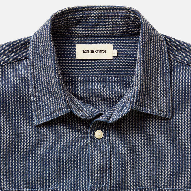 Taylor Stitch Roped Indigo Utility Shirt