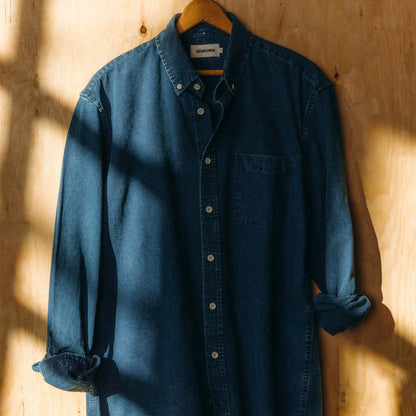 Taylor Stitch Rinsed Indigo Jack Shirt