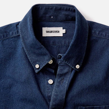 Taylor Stitch Rinsed Indigo Jack Shirt