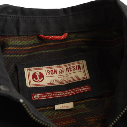 Iron & Resin Shelter Series Waxed Canvas Cruiser Jacket