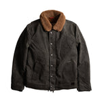 Iron & Resin Waxed Nautilus Jacket - Olive