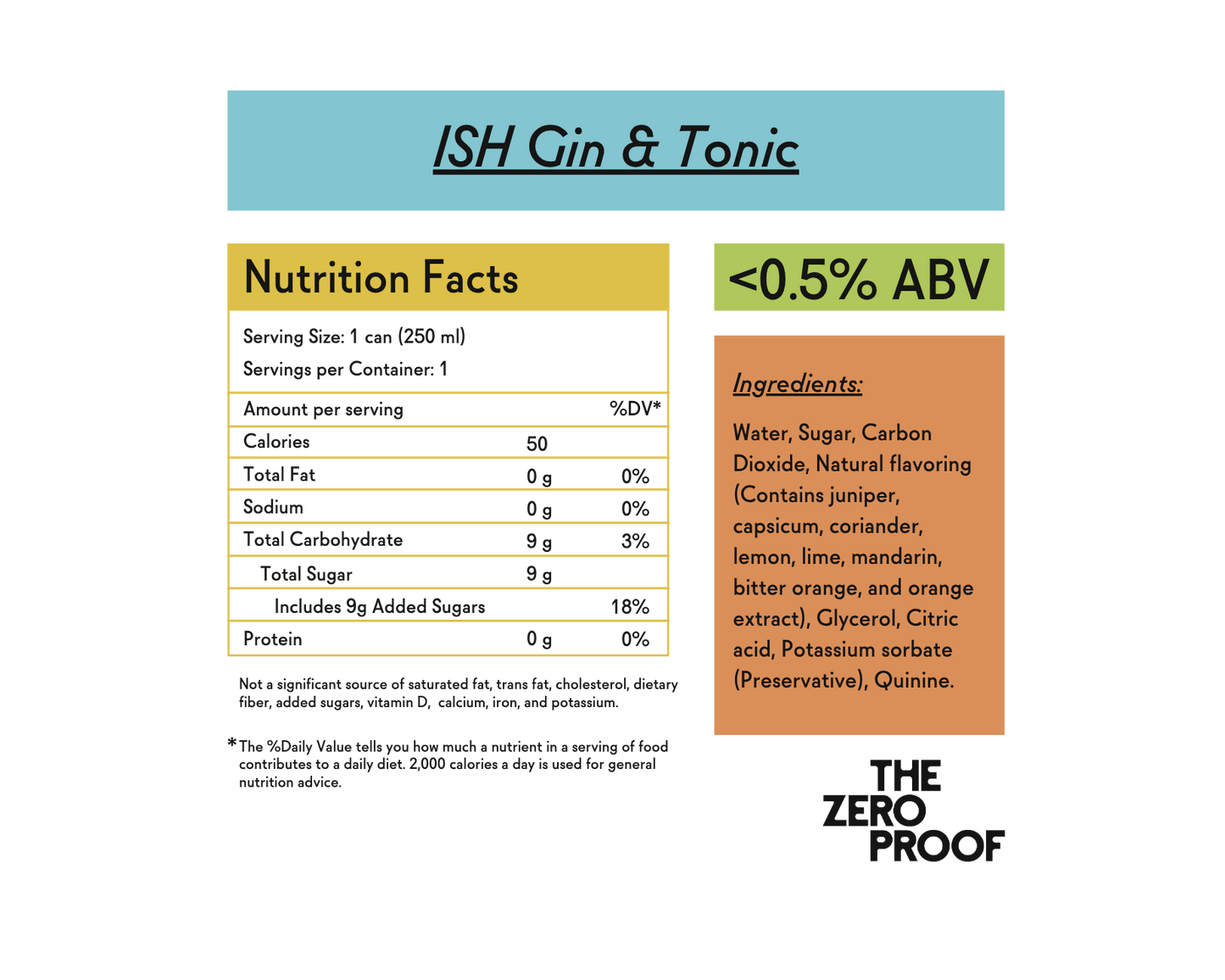 ISH Non-Alcoholic Gin & Tonic