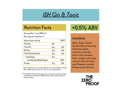 ISH Non-Alcoholic Gin & Tonic