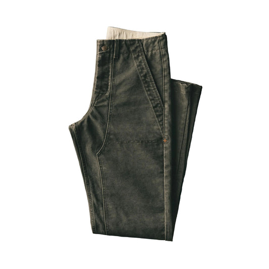 imogene + willie hencye canvas workpant in washed slate