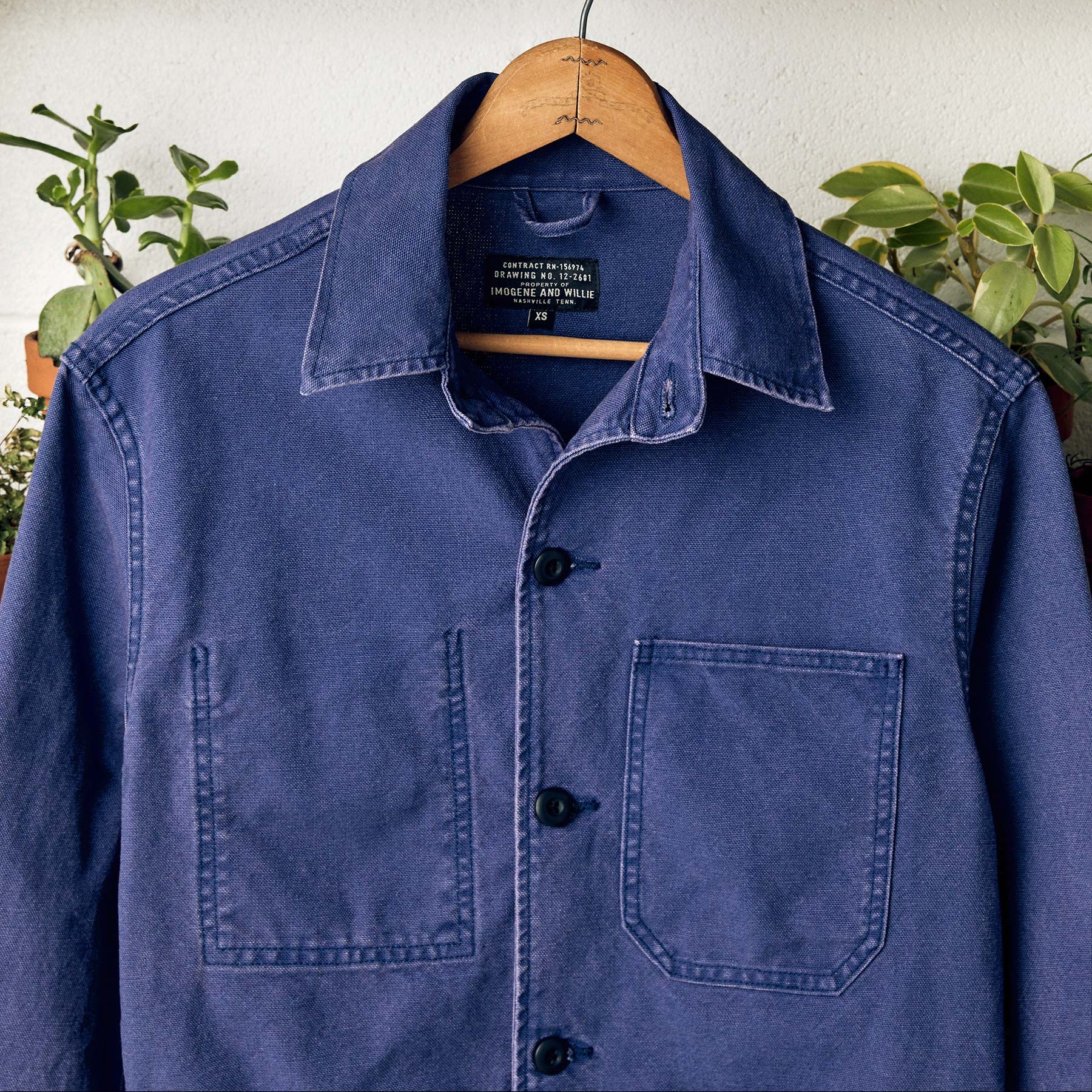 imogene + willie french blue jack jacket