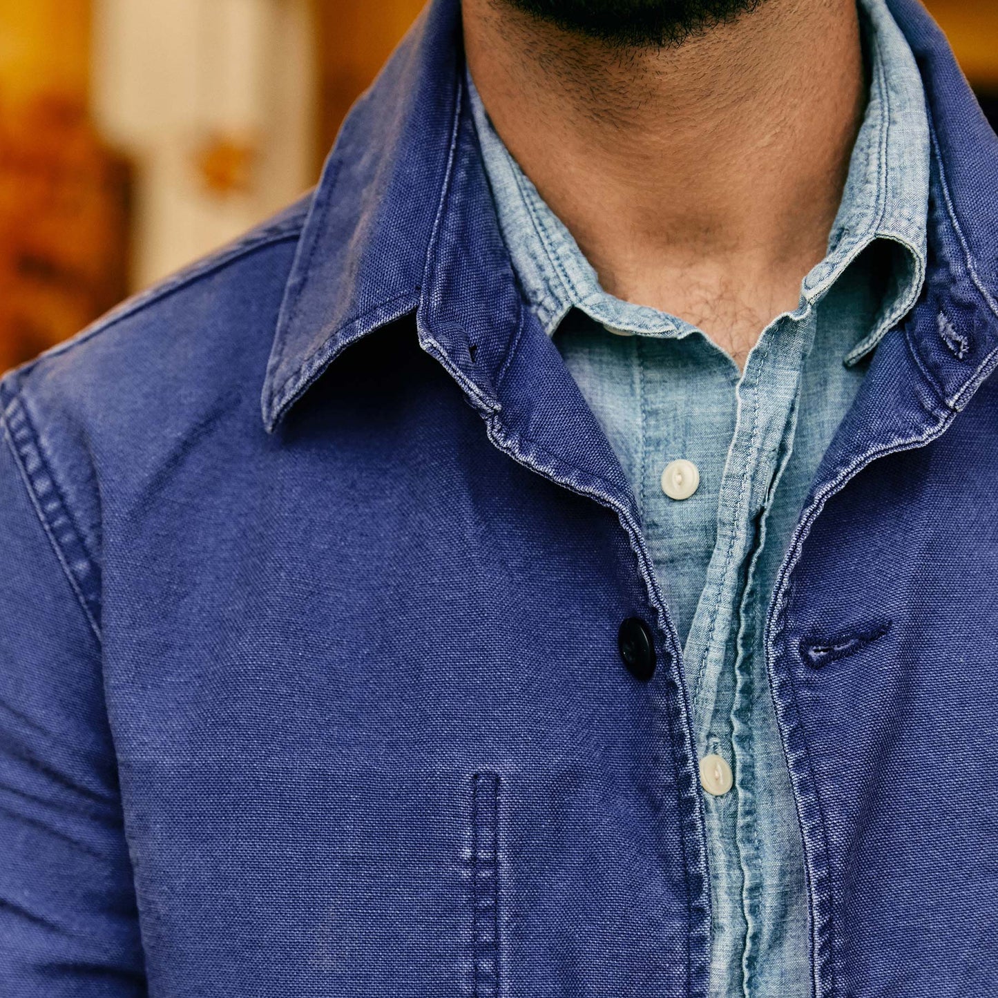 imogene + willie french blue jack jacket