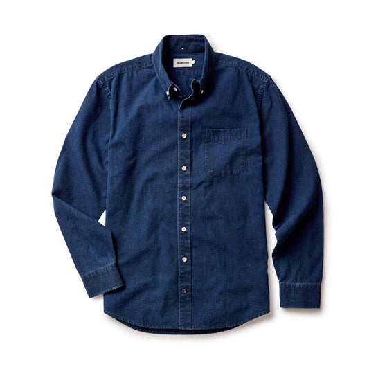 Taylor Stitch Rinsed Indigo Jack Shirt