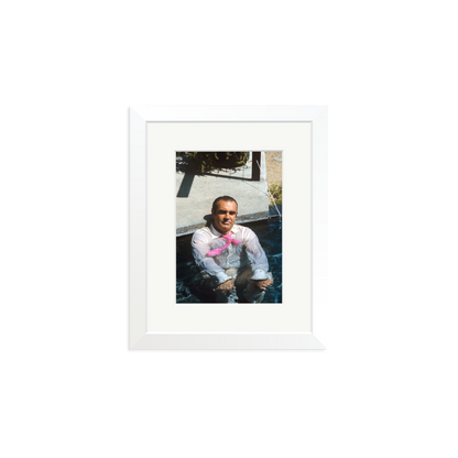 Sean Connery 'Diamonds Are Forever' Print White Small