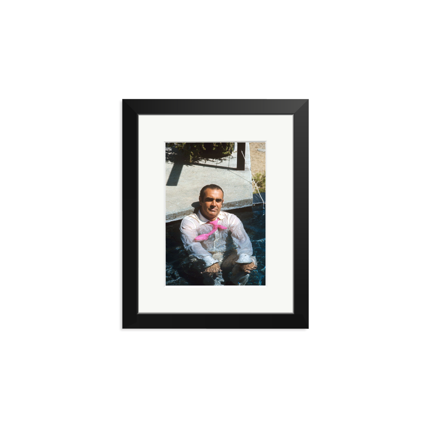 Sean Connery 'Diamonds Are Forever' Print Black Small