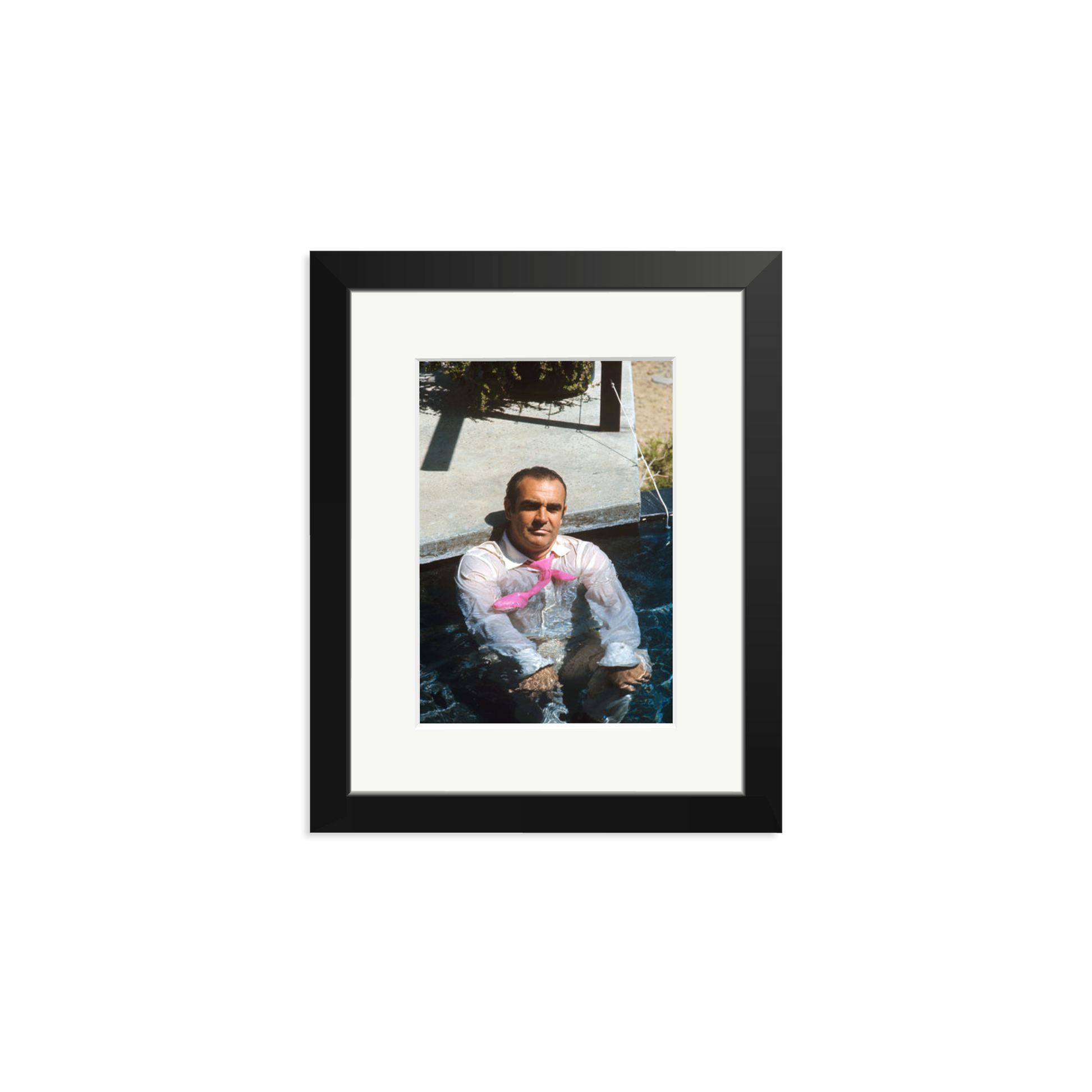 Sean Connery 'Diamonds Are Forever' Print Black Small