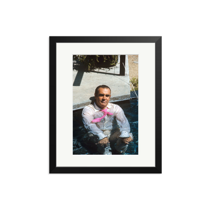 Sean Connery 'Diamonds Are Forever' Print Black Medium