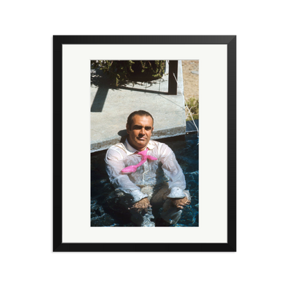 Sean Connery 'Diamonds Are Forever' Print Black Large