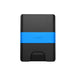 James Brand The Lowe Wallet - Black + Alpine Liquid Blue