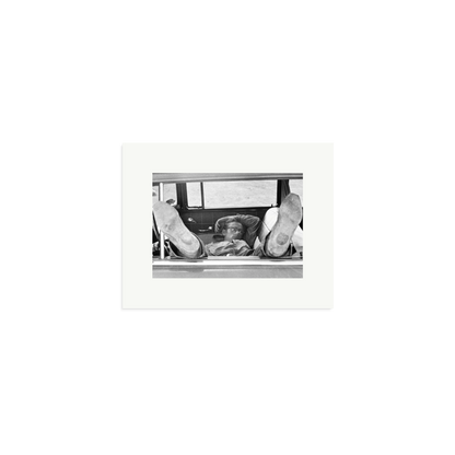 James Dean 'Chilling in The Car' Framed Print Print Only Small