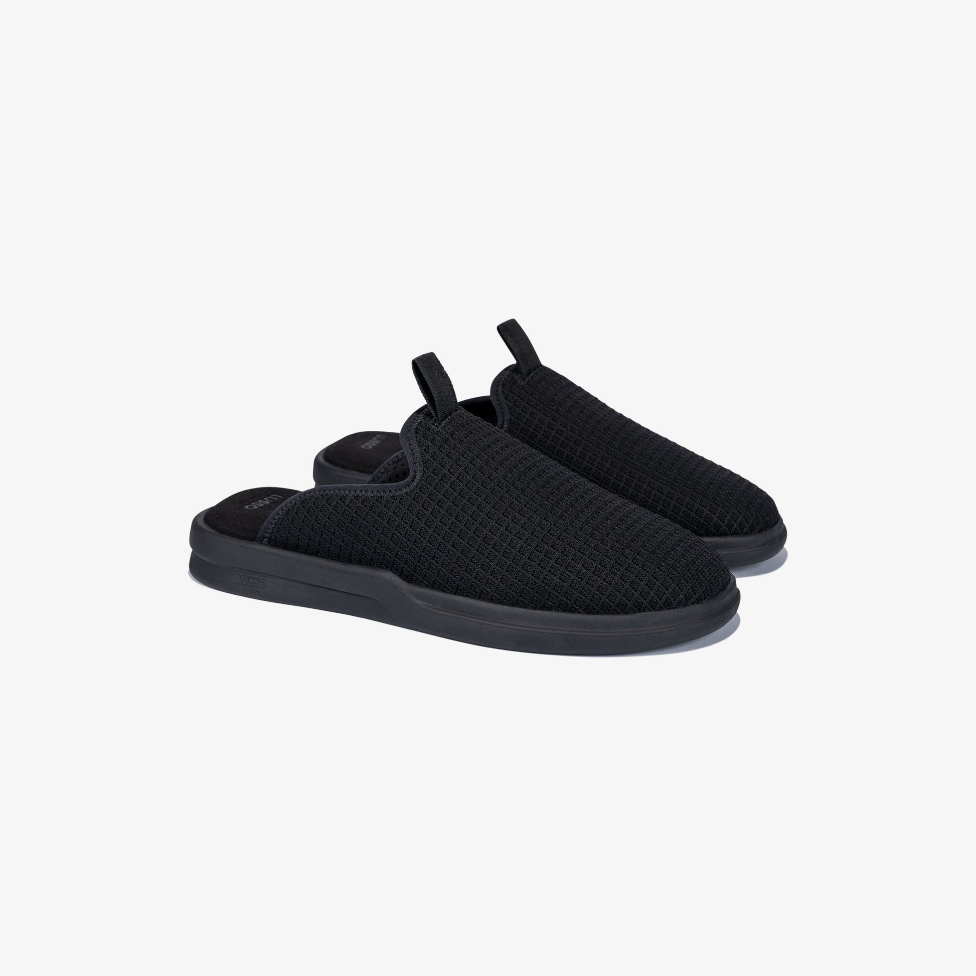 Lusso Cloud Pelli Jet Black Waffle Shoe