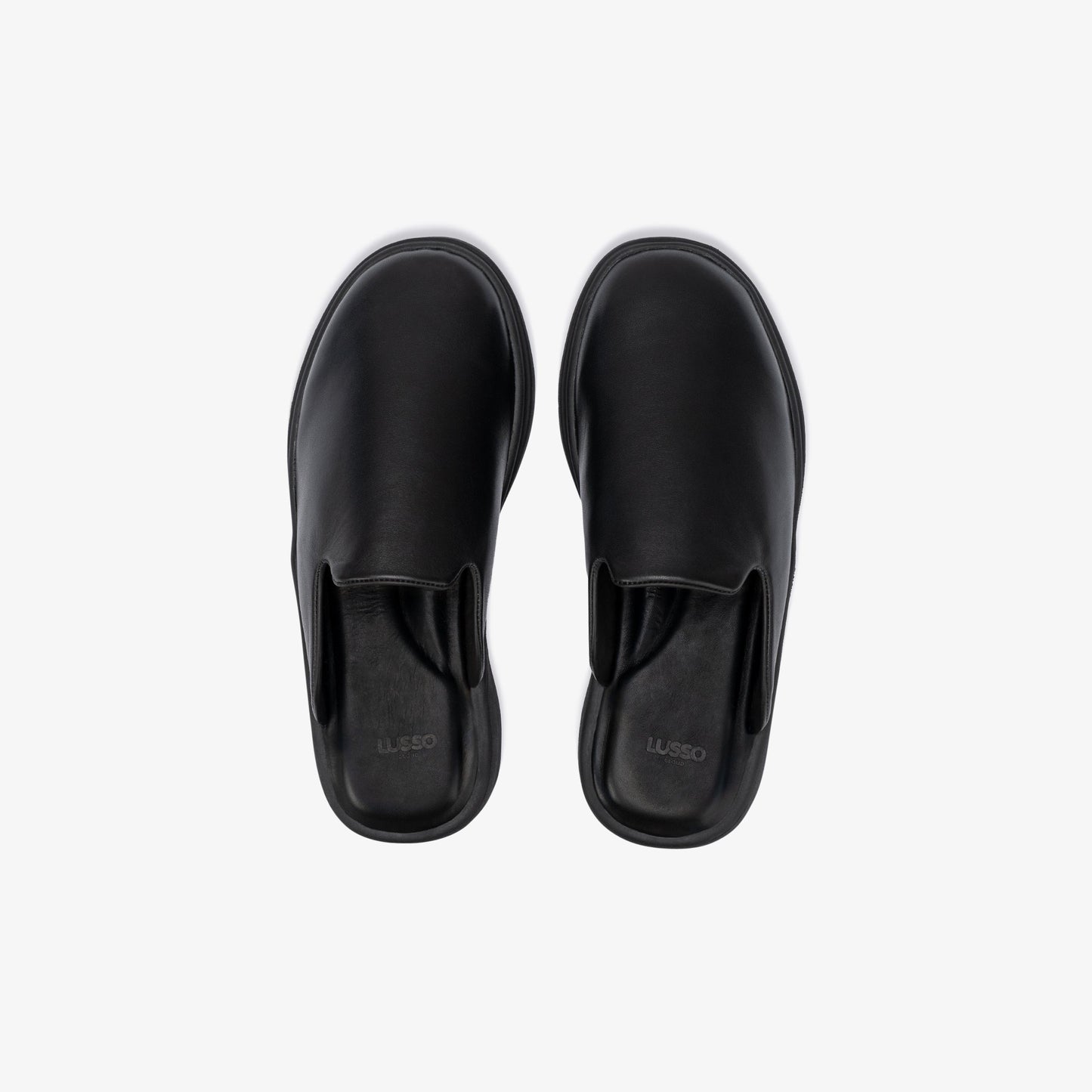 Lusso Cloud Pelli Jet Black Leather Shoe