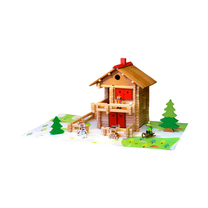 JeuJura Alpine Chalet Toy Building Set