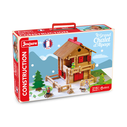 JeuJura Alpine Chalet Toy Building Set