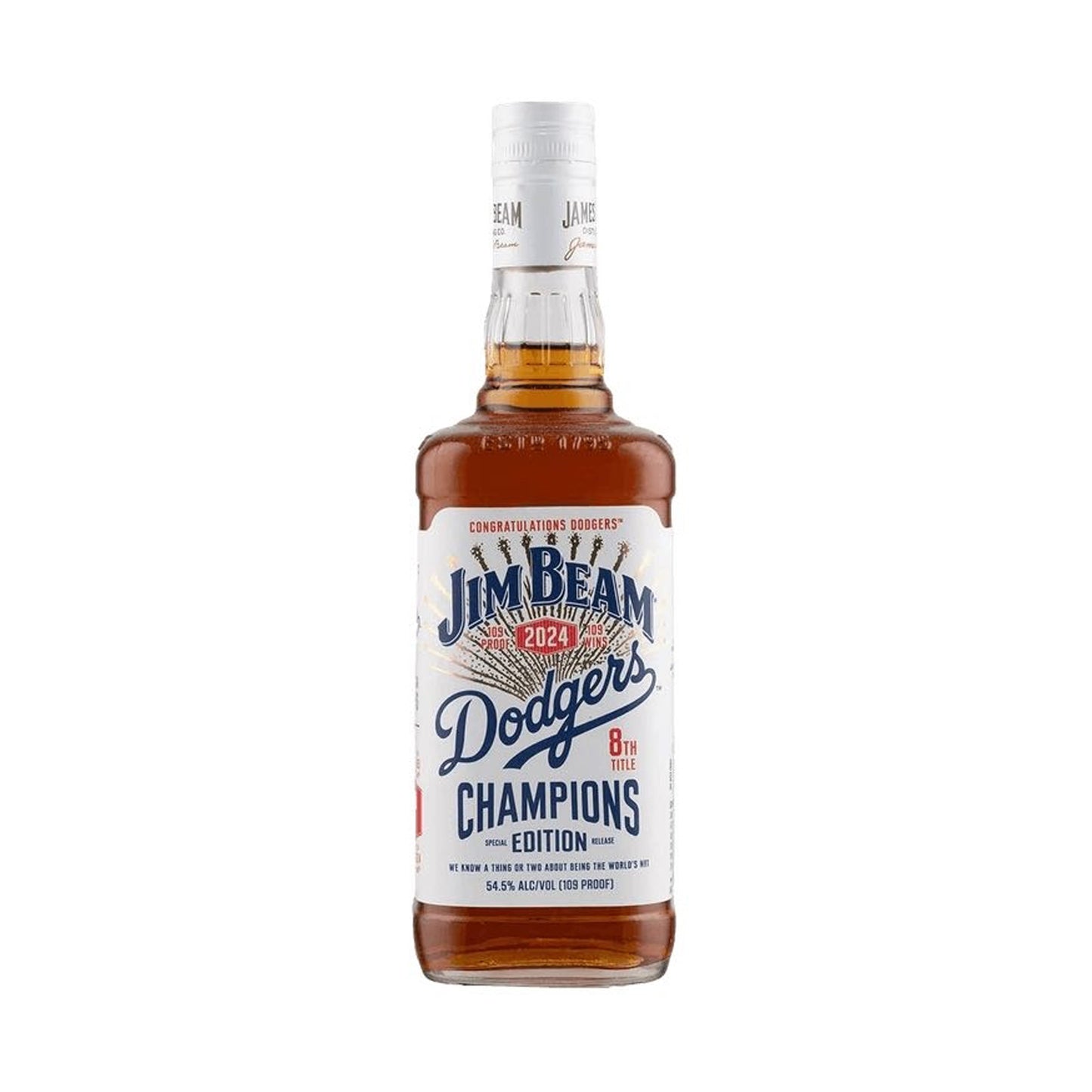 Jim Beam Dodgers Champions Edition Bourbon Set