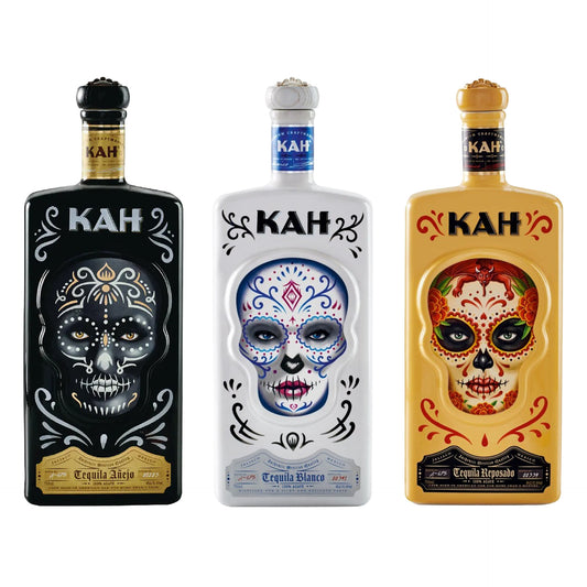 KAH Tequila Ceramic Bottle Set