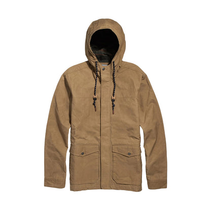 Bridge & Burn Dark Khaki Waxed Canvas Marshall Jacket