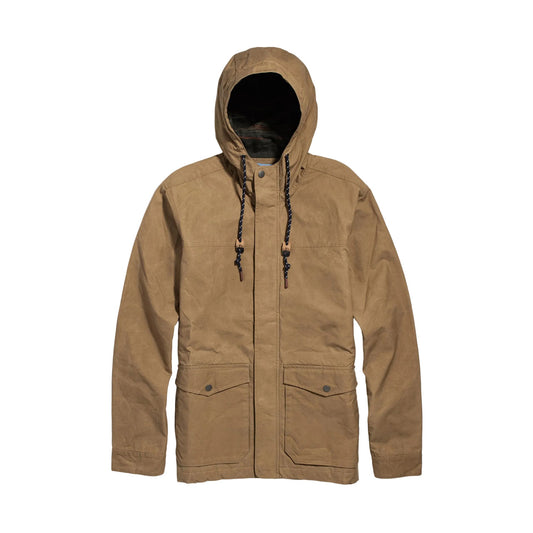 Bridge & Burn Dark Khaki Waxed Canvas Marshall Jacket