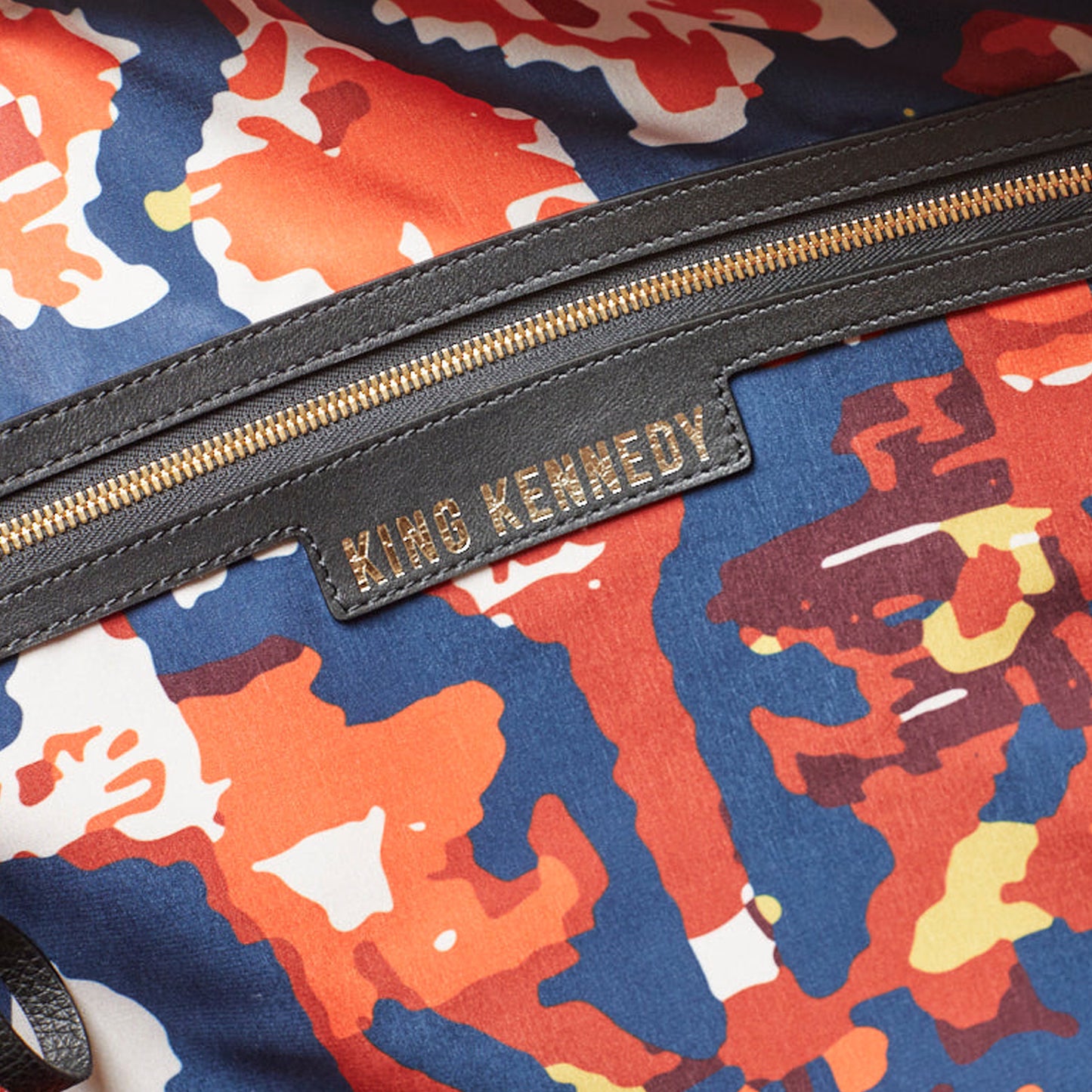 King Kennedy Bespoke Reclaimed Rug Duffle Bag