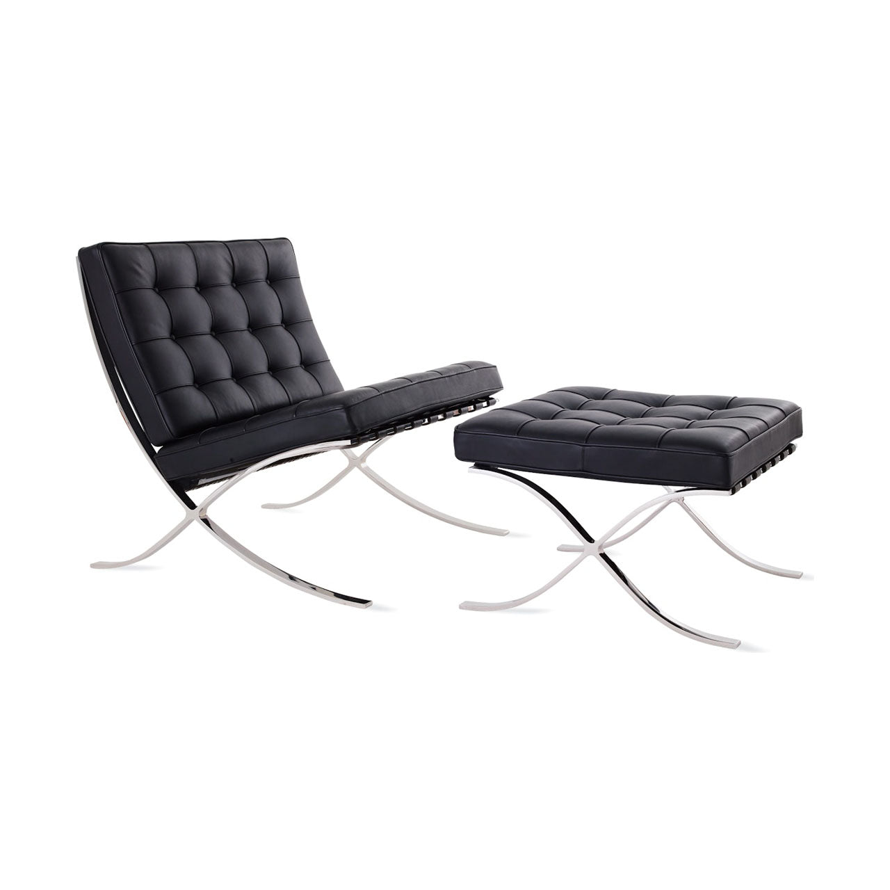 Lot de 2 tabourets de bar en métal et frêne simili cuir | Maisons du Monde Lot de 2 tabourets de bar en métal et frêne simili cuir | Maisons du Monde