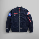 ALPHA INDUSTRIES L-2B NASA GEN II BOMBER JACKET - REPLICA BLUE