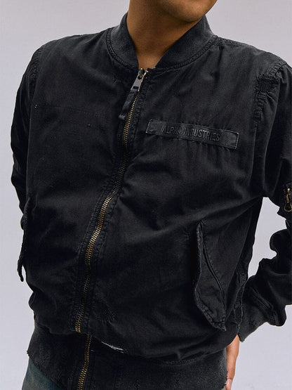 Alpha Industries L-2B Rip And Repair Bomber Jacket