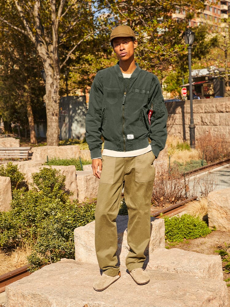 Alpha Industries L-2B Rip And Repair Bomber Jacket