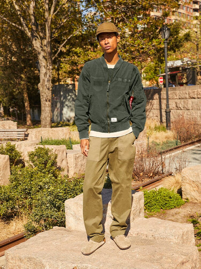 Alpha Industries L-2B Rip And Repair Bomber Jacket