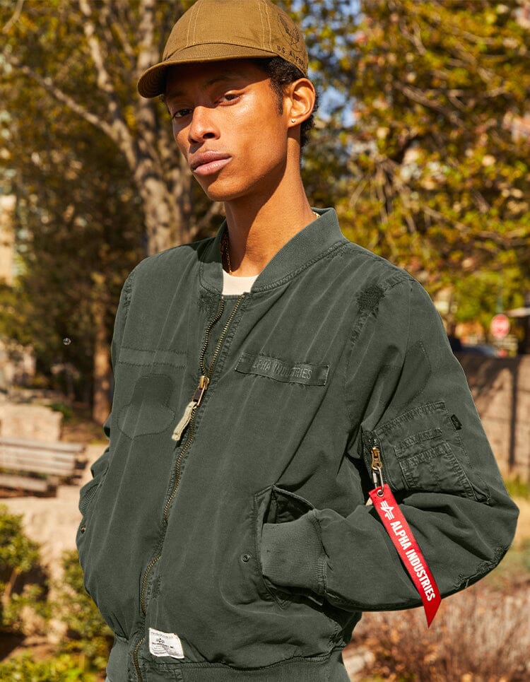 Alpha Industries L-2B Rip And Repair Bomber Jacket