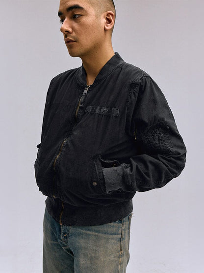 Alpha Industries L-2B Rip And Repair Bomber Jacket