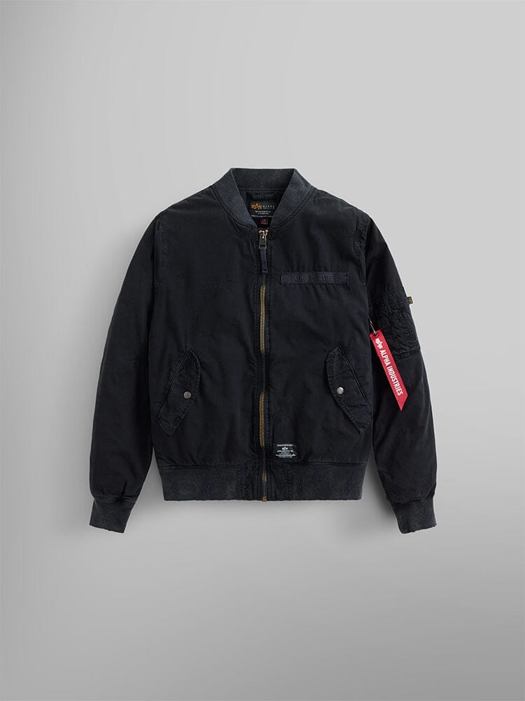 Alpha Industries L-2B Rip And Repair Bomber Jacket BLACK