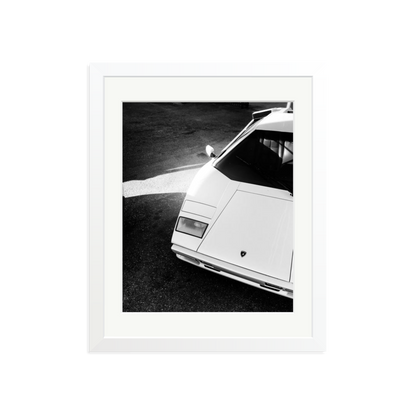 Lamborghini Countach in LA Framed Print