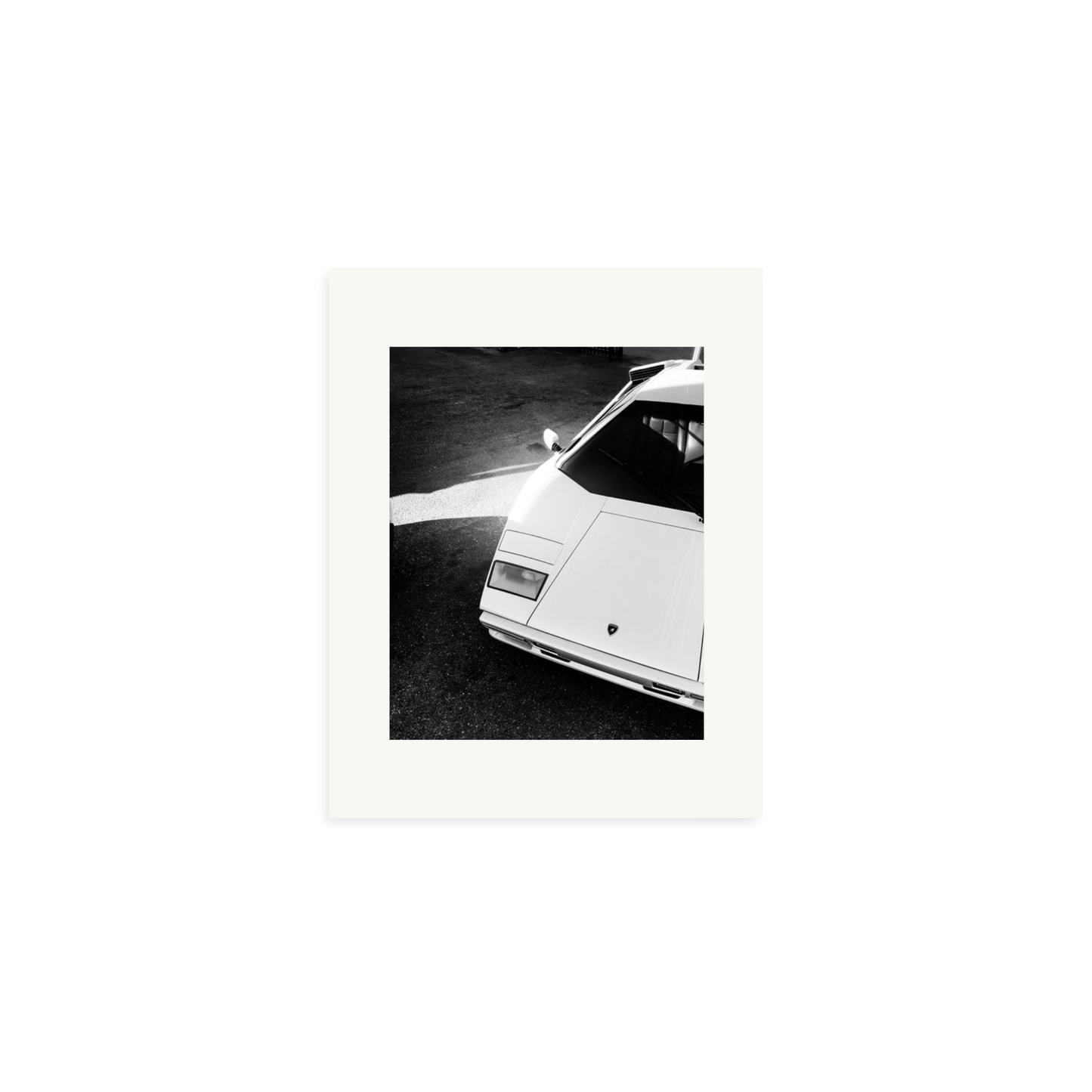Lamborghini Countach in LA Framed Print
