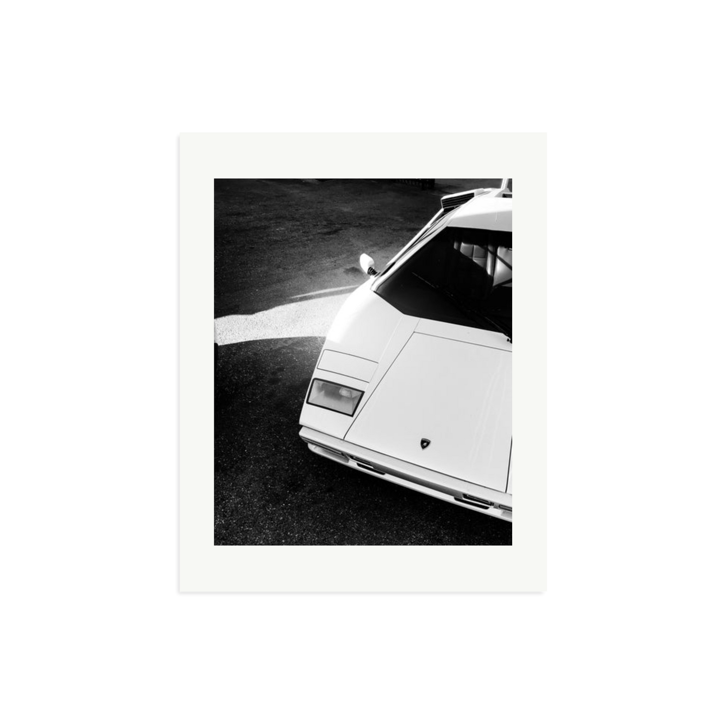 Lamborghini Countach in LA Framed Print