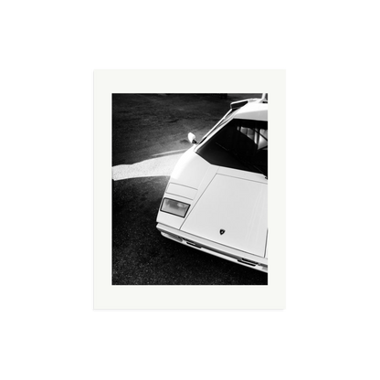 Lamborghini Countach in LA Framed Print