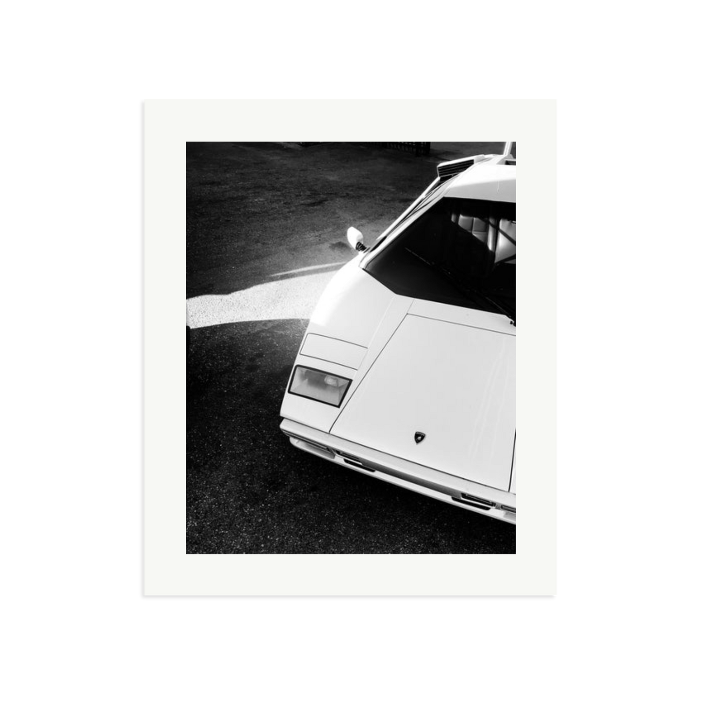 Lamborghini Countach in LA Framed Print
