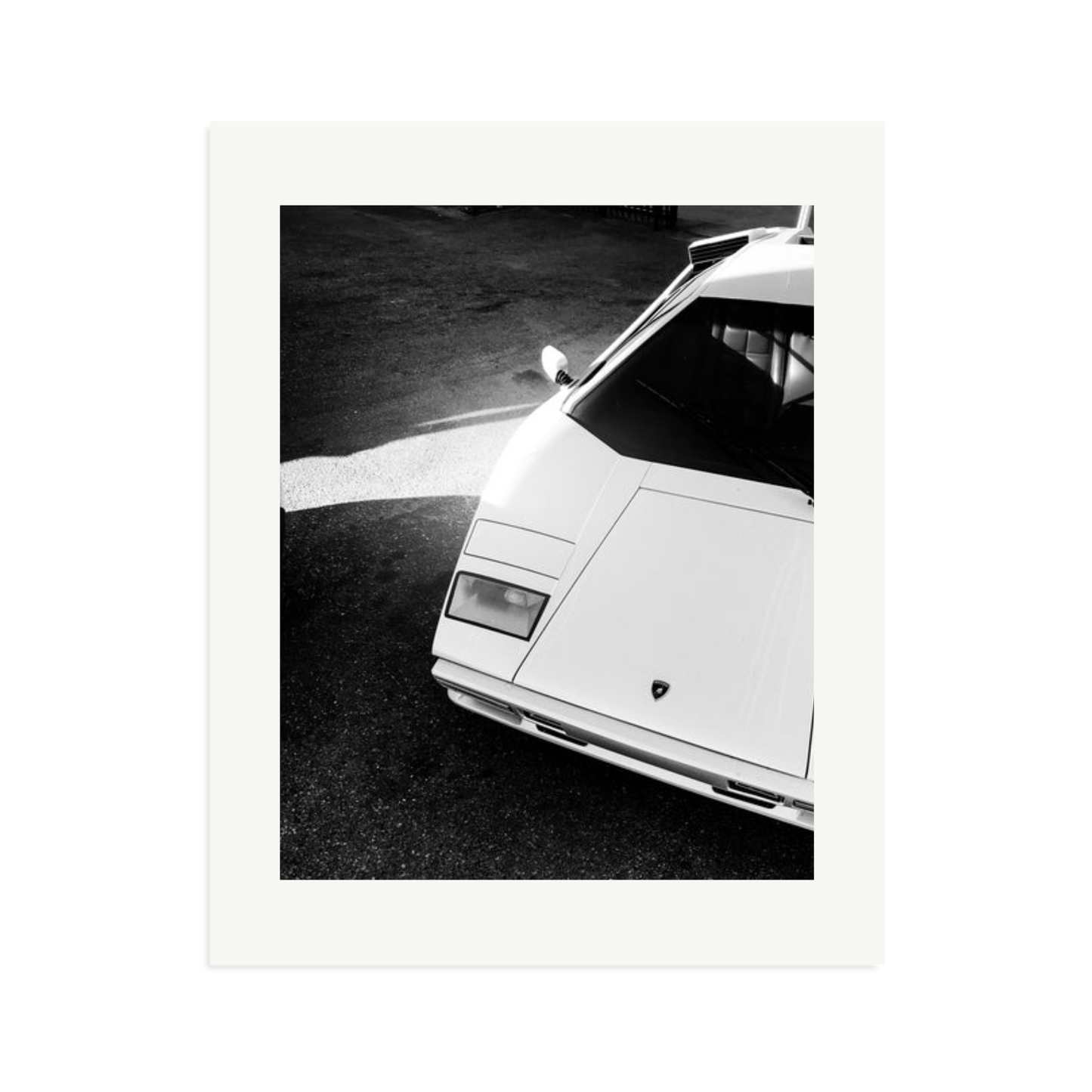 Lamborghini Countach in LA Framed Print