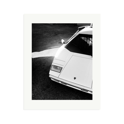 Lamborghini Countach in LA Framed Print
