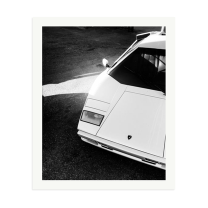 Lamborghini Countach in LA Framed Print