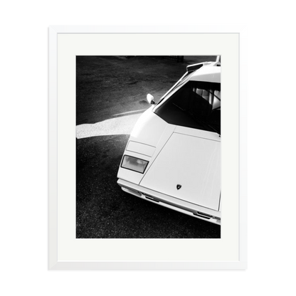 Lamborghini Countach in LA Framed Print